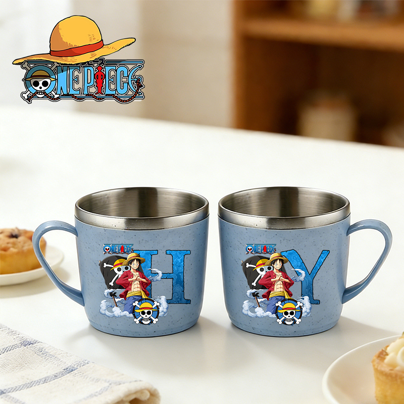 Anime Cosplay Cafe - One Piece Water Cup Boy Girl