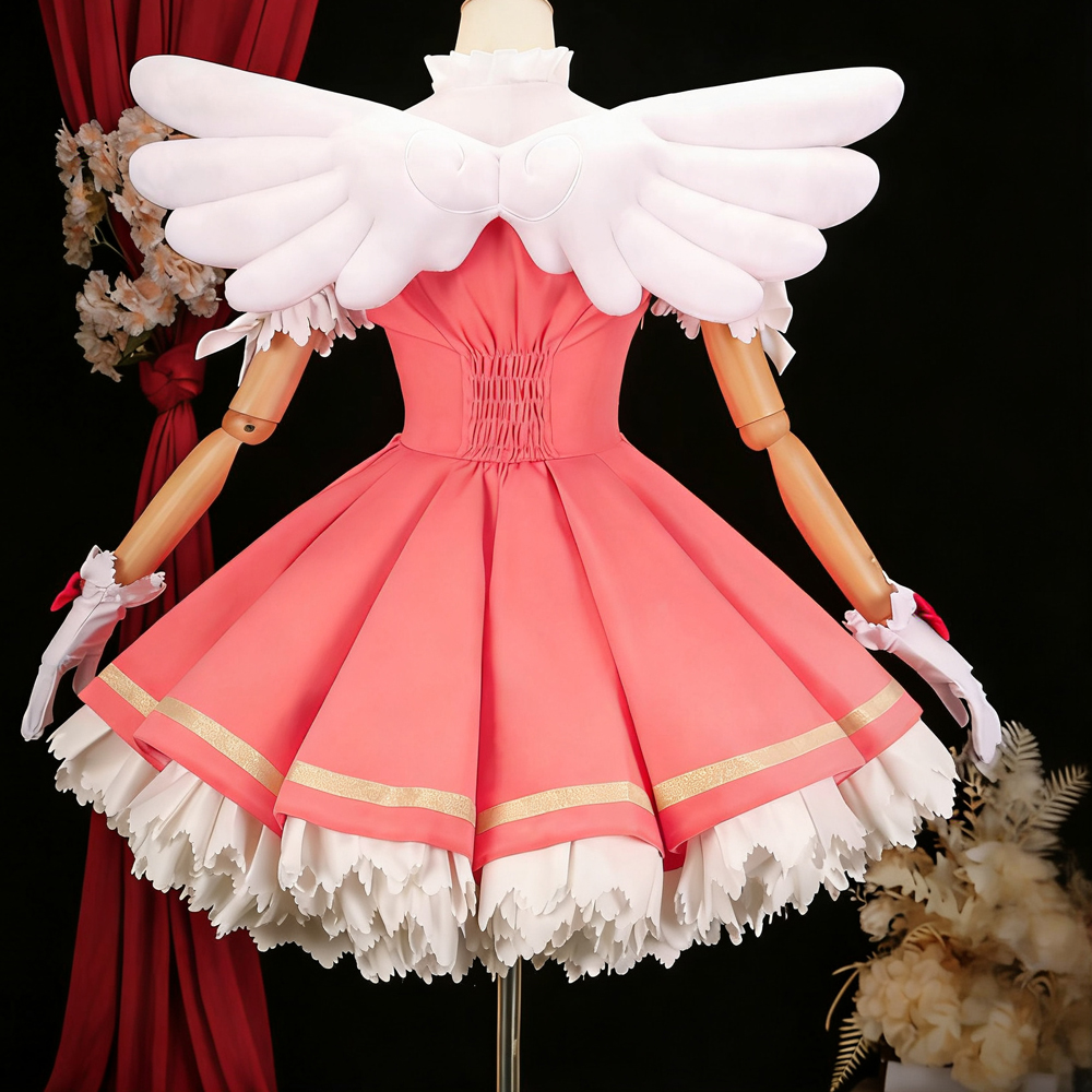 Kinomoto Sakura Cosplay Pink L - Anime Cosplay Easy recension och pris