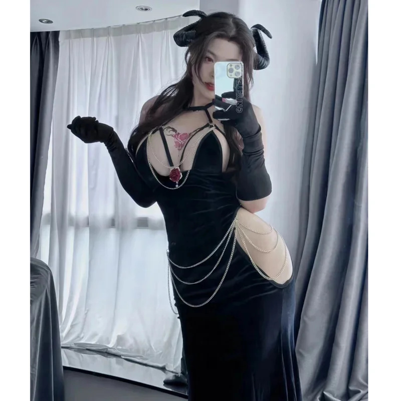 Overlord Albedo Cosplay Costum - Anime Cosplay Albedo recension och pris