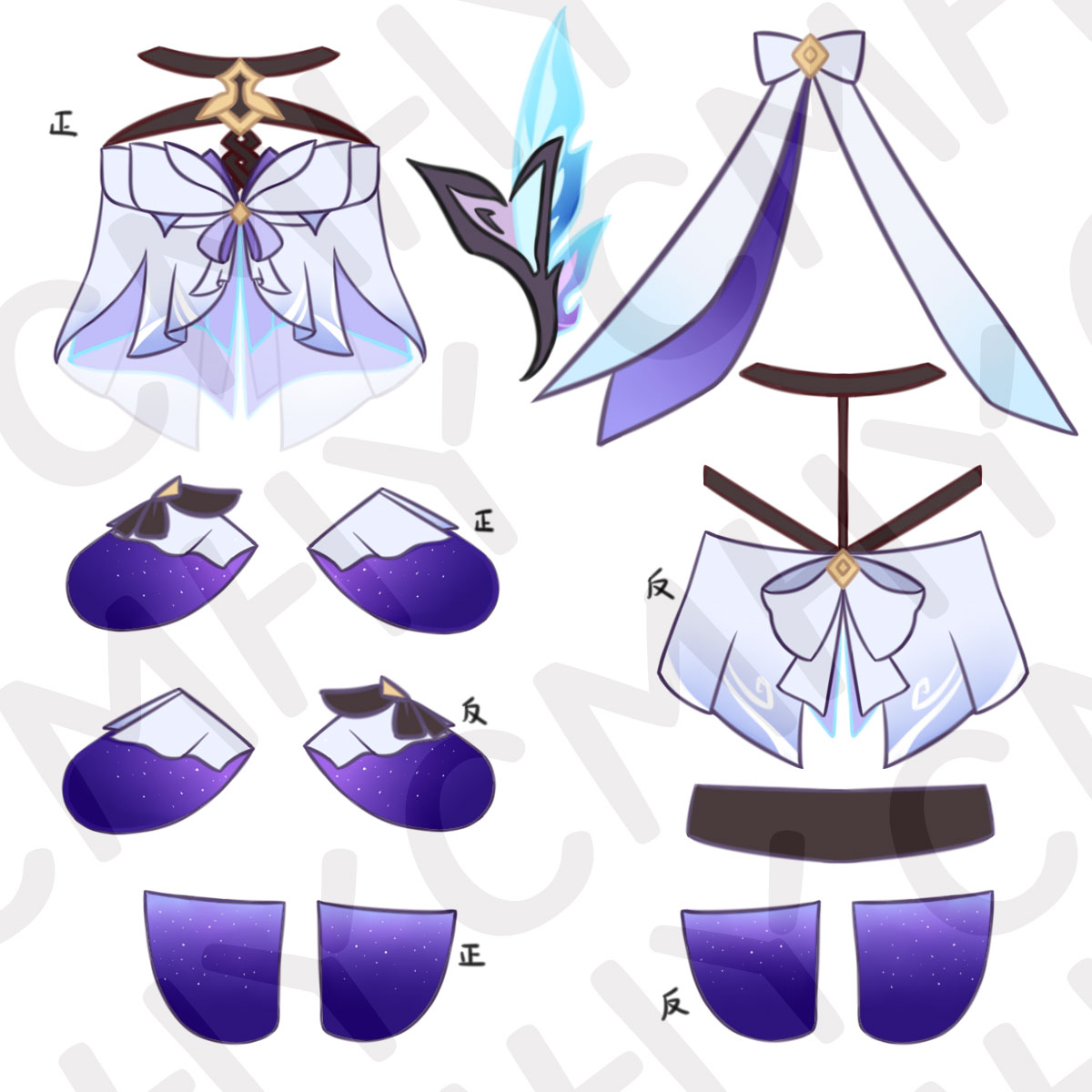 Game Genshin Impact Skirk Cat  - Anime Cosplay Women recension och pris