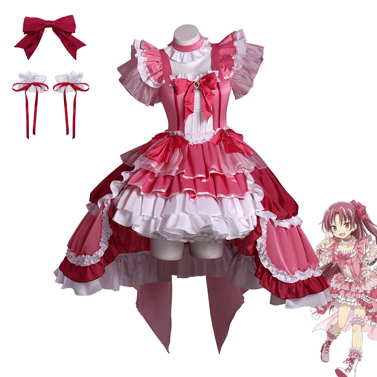 Sakura Kyouko Cosplay Costume  - Anime Cosplay Easy recension och pris