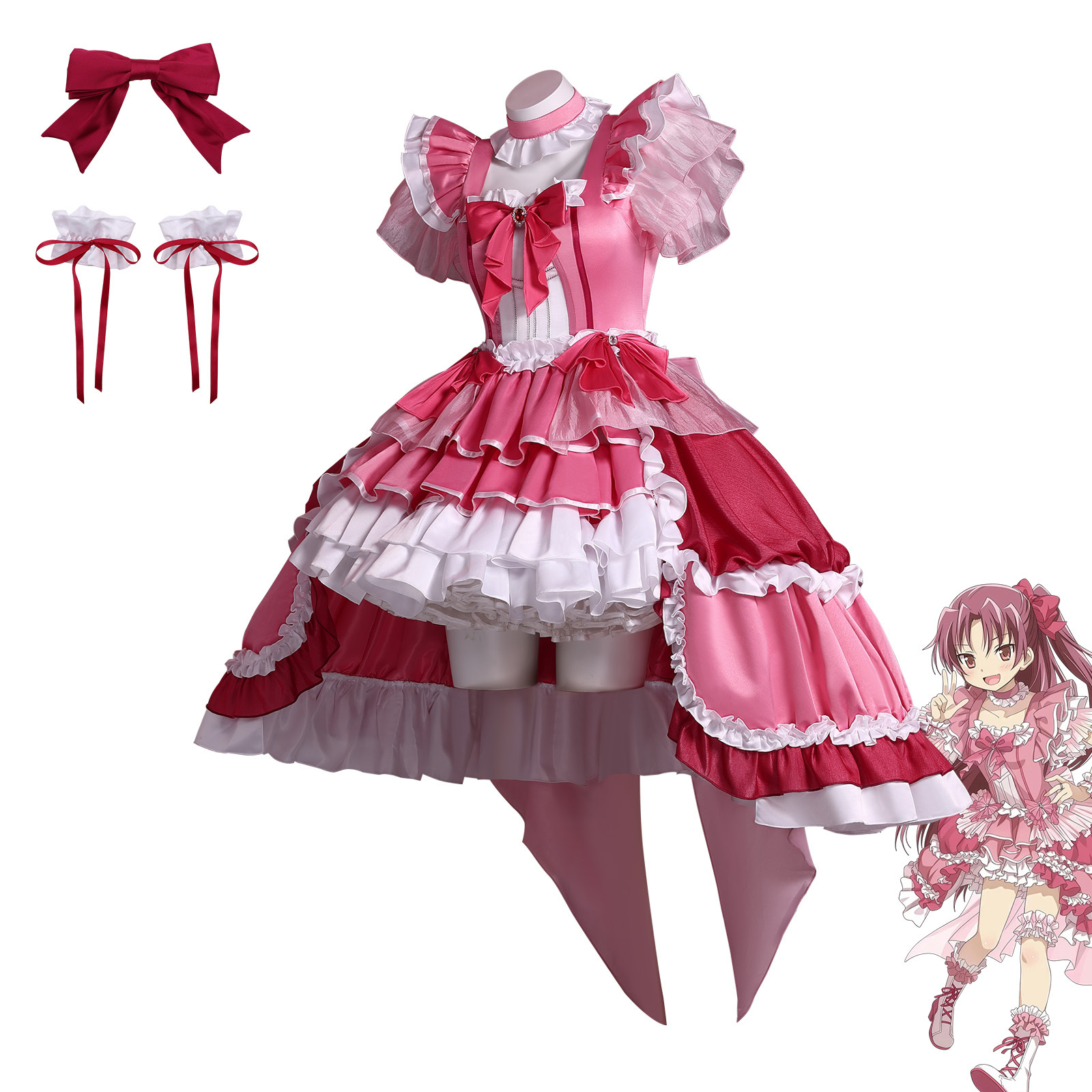 Sakura Kyouko Cosplay Costume  - Anime Cosplay Easy recension och pris