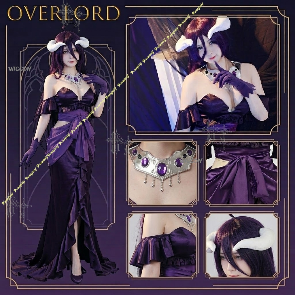 Anime Overlord Season Cosplay  - Anime Cosplay Albedo recension och pris