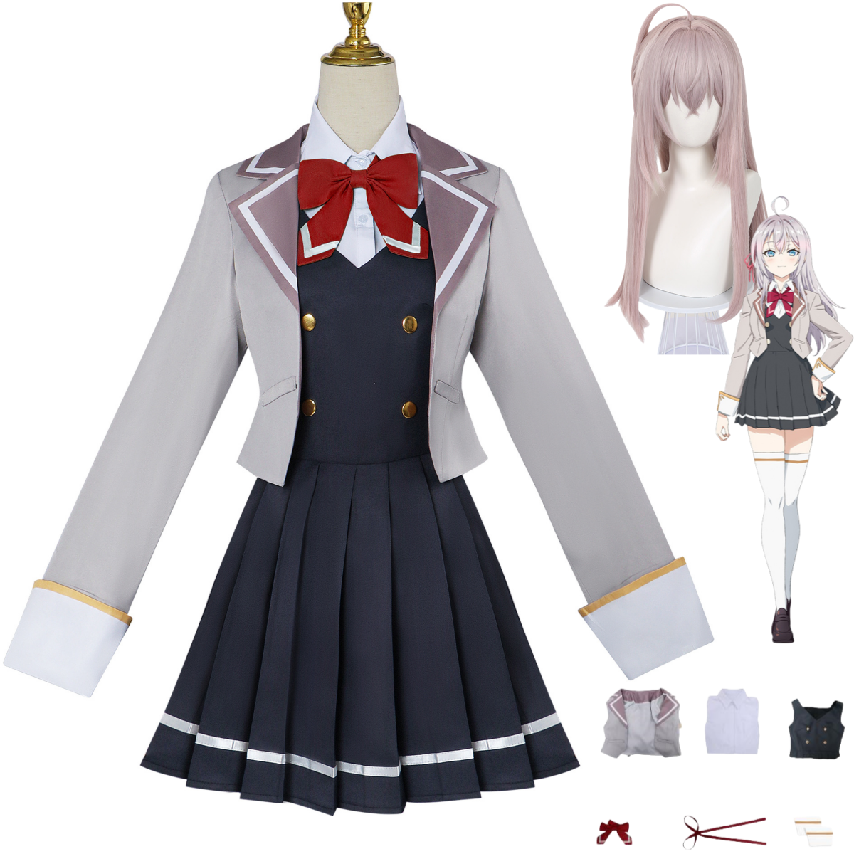 Anime Alya Sometimes Hides Her - Anime Cosplay Alya recension och pris