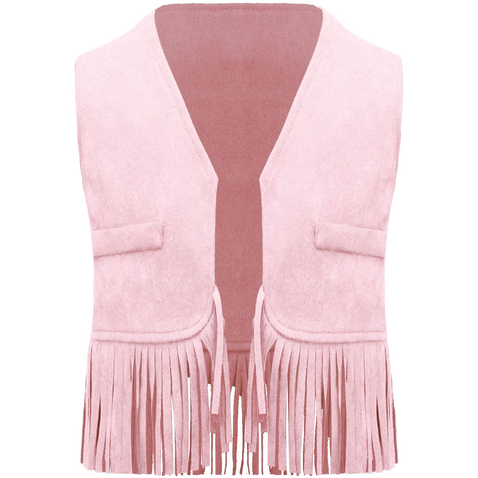 Boys Girls Cowboy Suede Vest O - Anime Cosplay Easy recension och pris