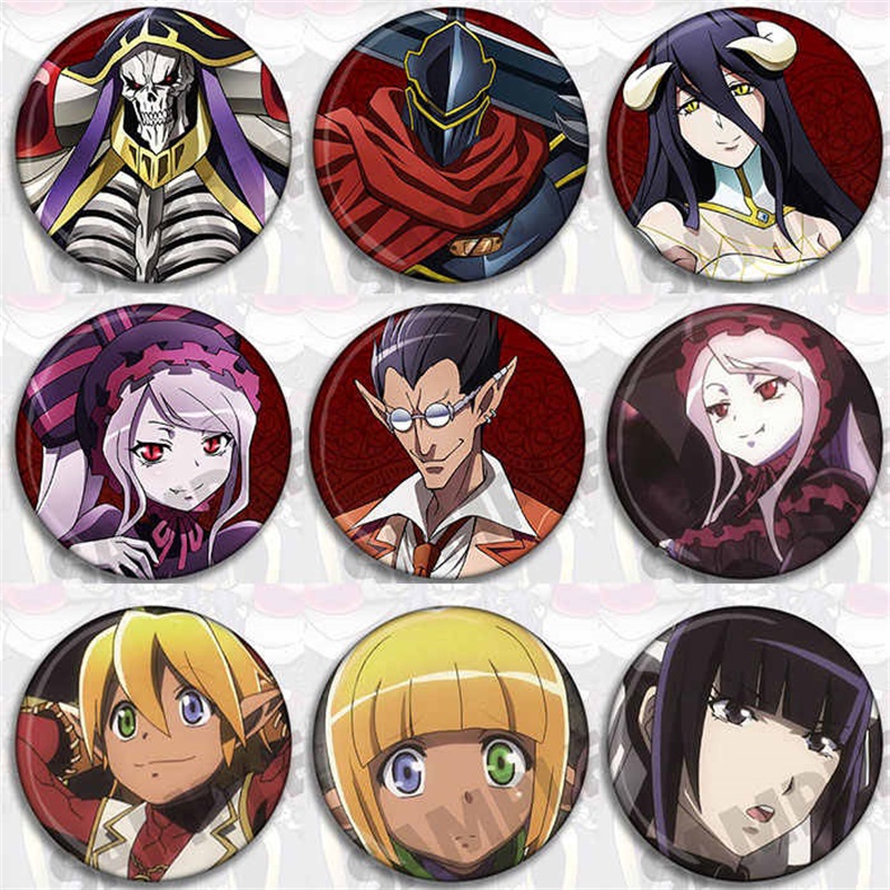 Japan Anime OVERLORD Pins Ainz - Anime Cosplay Albedo recension och pris